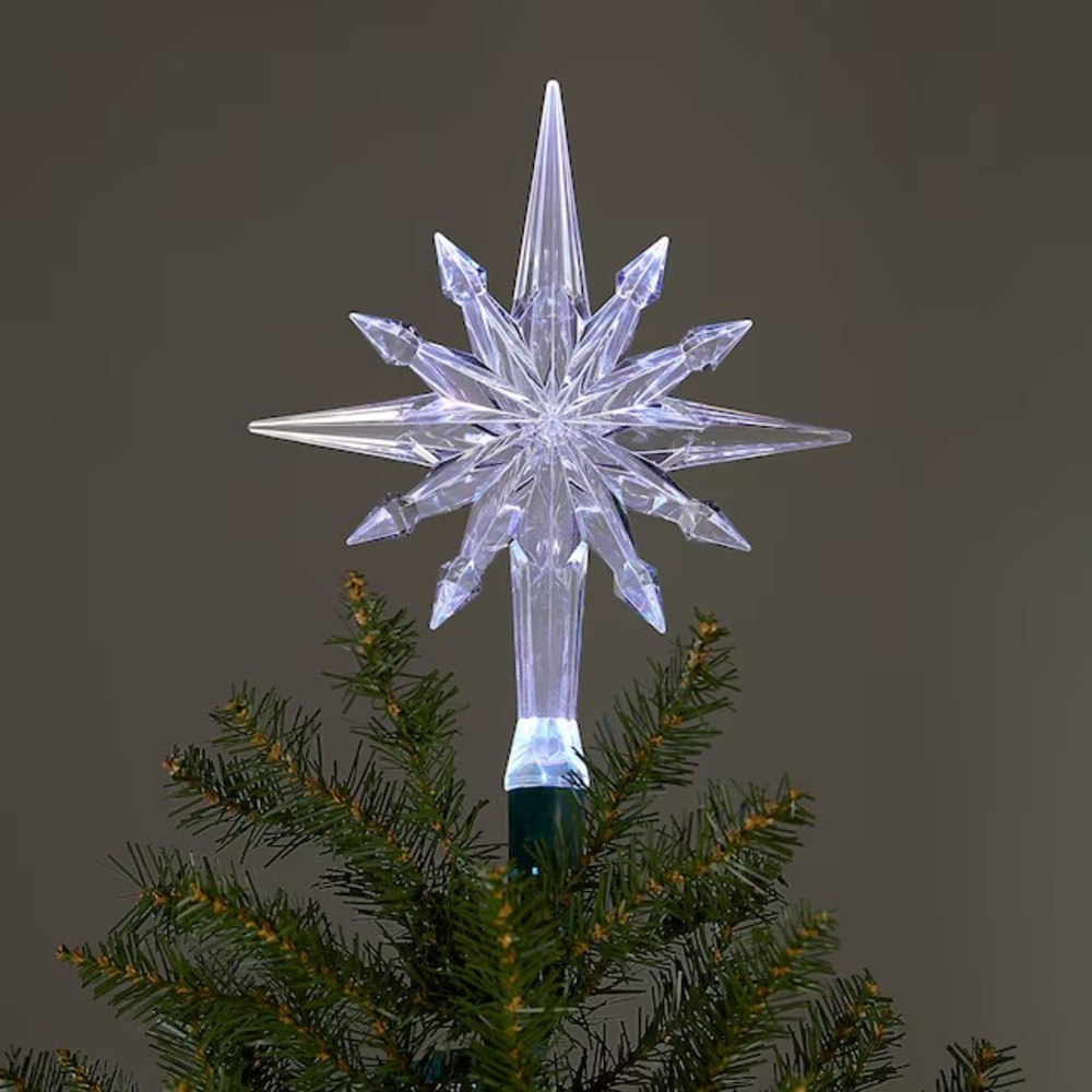 GE 11" Christmas Color Effects Multicolor LED RGB Bethlehem Star Tree Topper